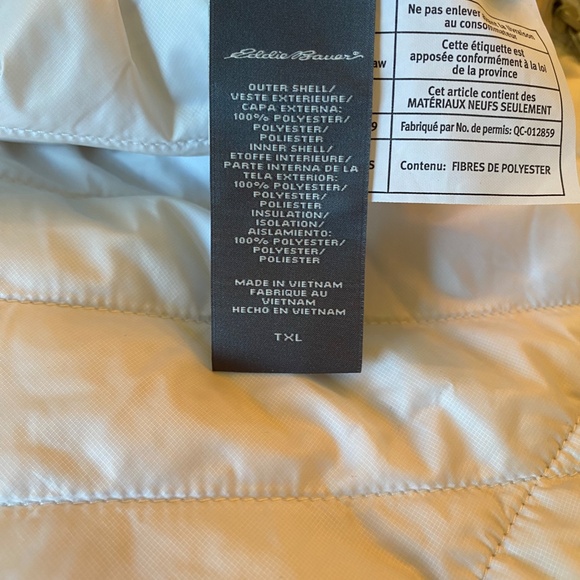Eddie Bauer Puffer Jacket XL - Picture 4 of 4